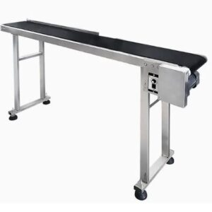 Stainless Steel Conveyor Belt System for Inkjet Printer – Food, Beverage & Pharmaceutical Use