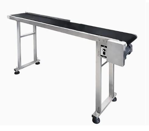 Stainless Steel Conveyor Belt System for Inkjet Printer – Food, Beverage & Pharmaceutical Use